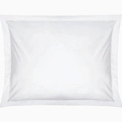 white continental pillowcase oxford border 300TC cotton